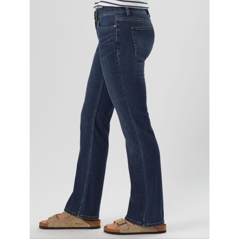 Duluth Daily Denim Dark Wash Blue Bootcut Jeans Size 6 - Picture 2 of 9